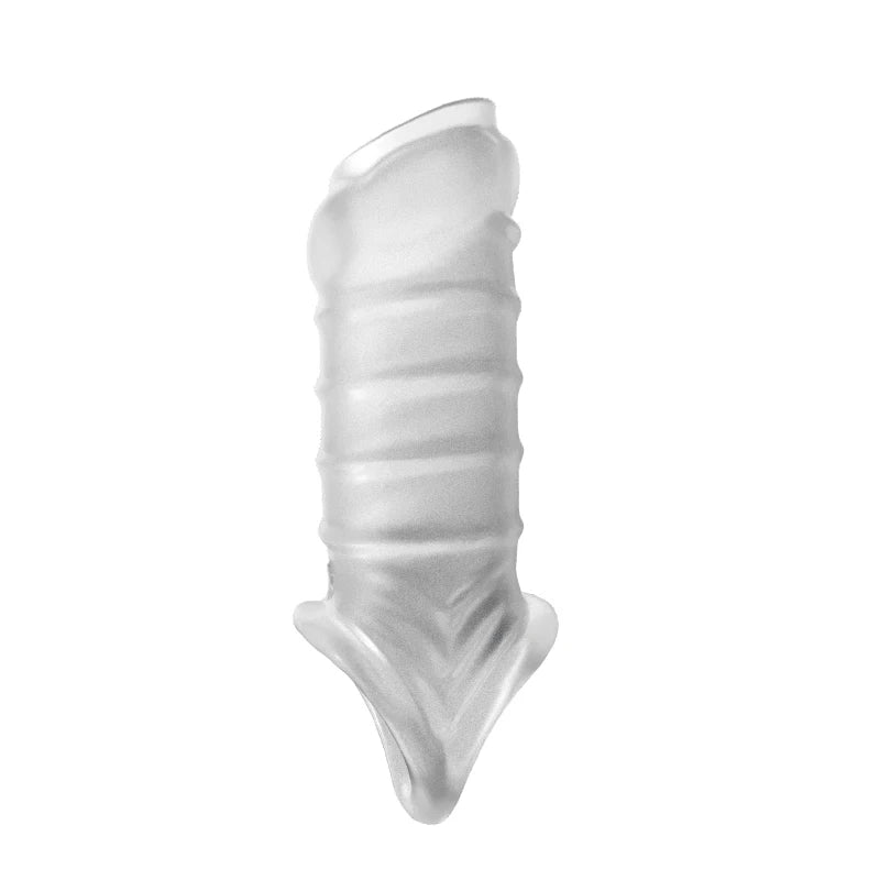 Reusable Delay Condom Penis Sleeve Extension Extend Dildo Adult Anal Plug Sex Toys For Men No Vibrator For Women Sex Products