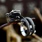 Beier New Fashion Domineering retro Cool Big Head Stainless Steel Animal Personality Huge Dragon Animal Ring BR8-890