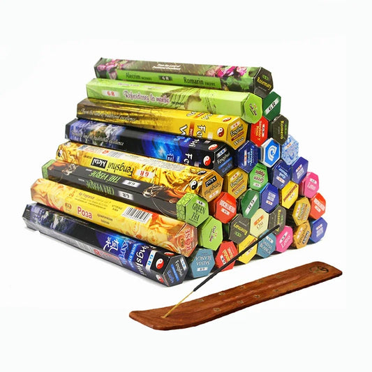 Y Original Indian Incense 20 Sticks Meditation Palo Santo White Sage Incense Room Toilet Deodorization Air Fresh Aromatherapy