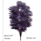 1.8-5FT Artificial Plant Purple Palm Tree Tropical Fake Plants Plastic Palm Leafs Big Monstera Tree Branch For Home Garden Decor