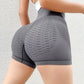 Women Sport Shorts High Waist Elastic Tight Workout Booty Short Tummy Control Sexy Yoga Seamless Fitness Hip Lifting Sportswear
