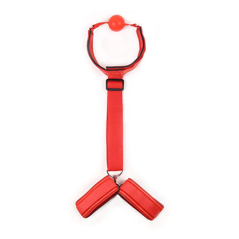 Adult Erotic Games BDSM Bondage Restraints Collar Furniture Sex Toys For Women Couples Slave Neck Handcuffs Fetish Sex Shop