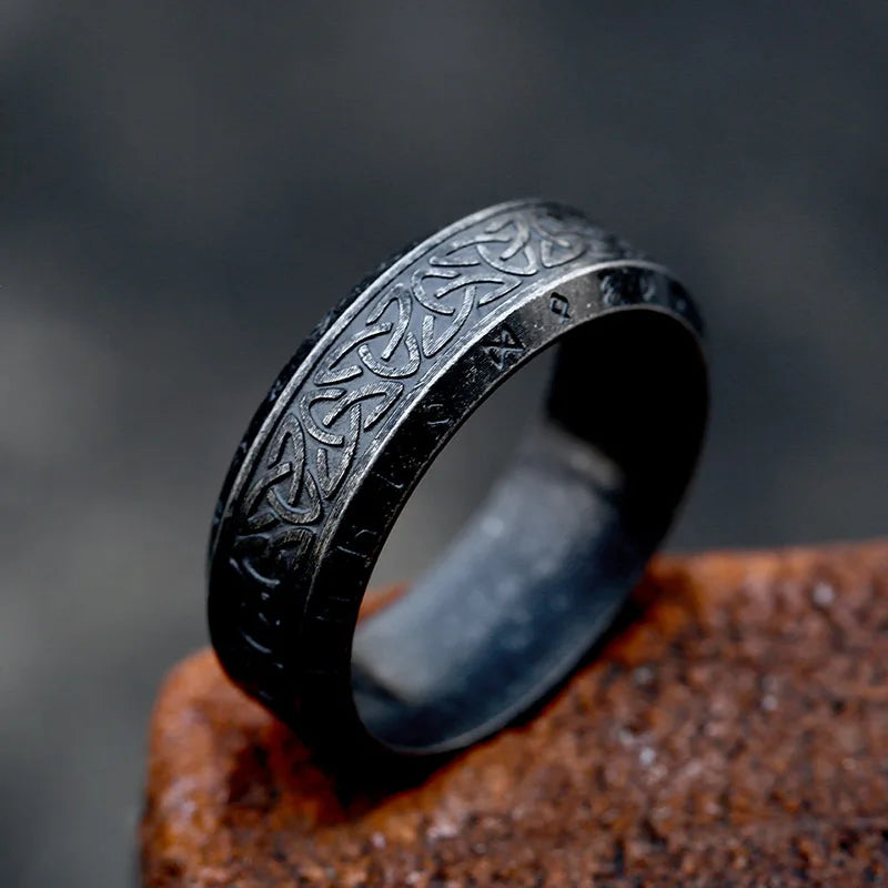 Beier 316L Stainless Steel Fashion Style MEN Women Fashion Odin Norse Viking Totem Amulet Rune Words Rings Jewelry LR-R143