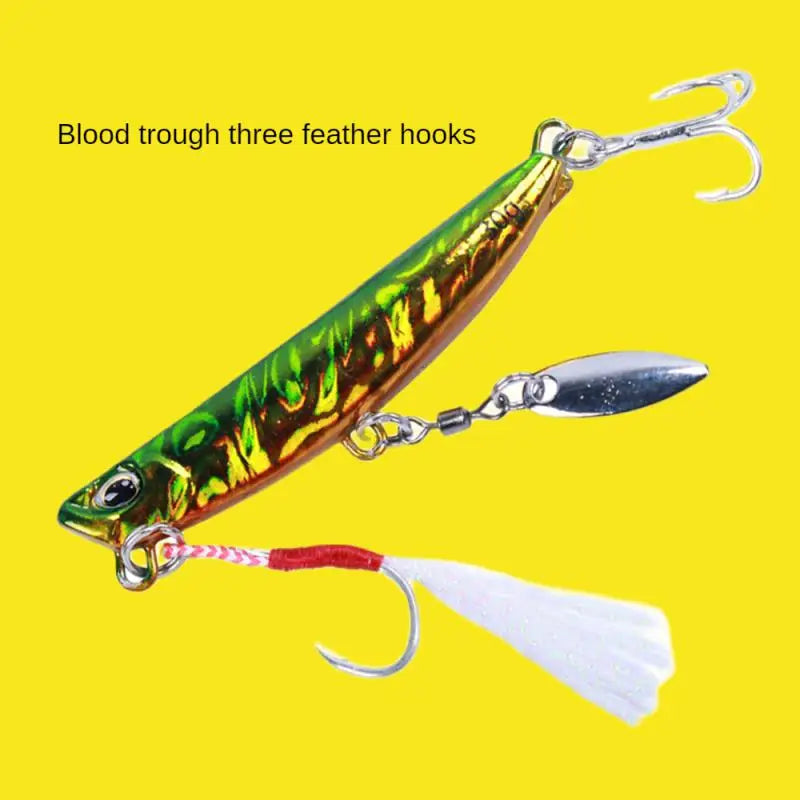 30g Metal Sea Bass Mackerel Snapper Fishing Lure Cast Fishing Bait Jigging Lure Sea Fishing