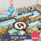 City Traffic Car Park Play Mat Waterproof Parking Lot Kids Playmat Kids Rug Boy Girl Educational Toys for Children Map