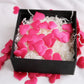 100Pcs Mini Romantic Sponge Satin Fabric Heart Petals Wedding Confetti Table Bed Heart Petals Wedding Valentine Decoration