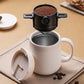 Foldable Coffee Filter for Office Home Travelling Portable Drip Coffee Maker Stainless Steel Reusable Pour Over Coffee Dripper