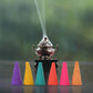 120/60Pcs Scented Incense Cones Anxiety Relief Fragrance Incense Cones Natural Scents Cones for Meditation Relaxation