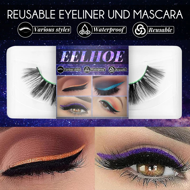 Waterproof Eyelid Line Stick Reusable Eyeliner Lash Wiederverwendbare Eyeliner Eyeliner Makeup Sticker Maquillage