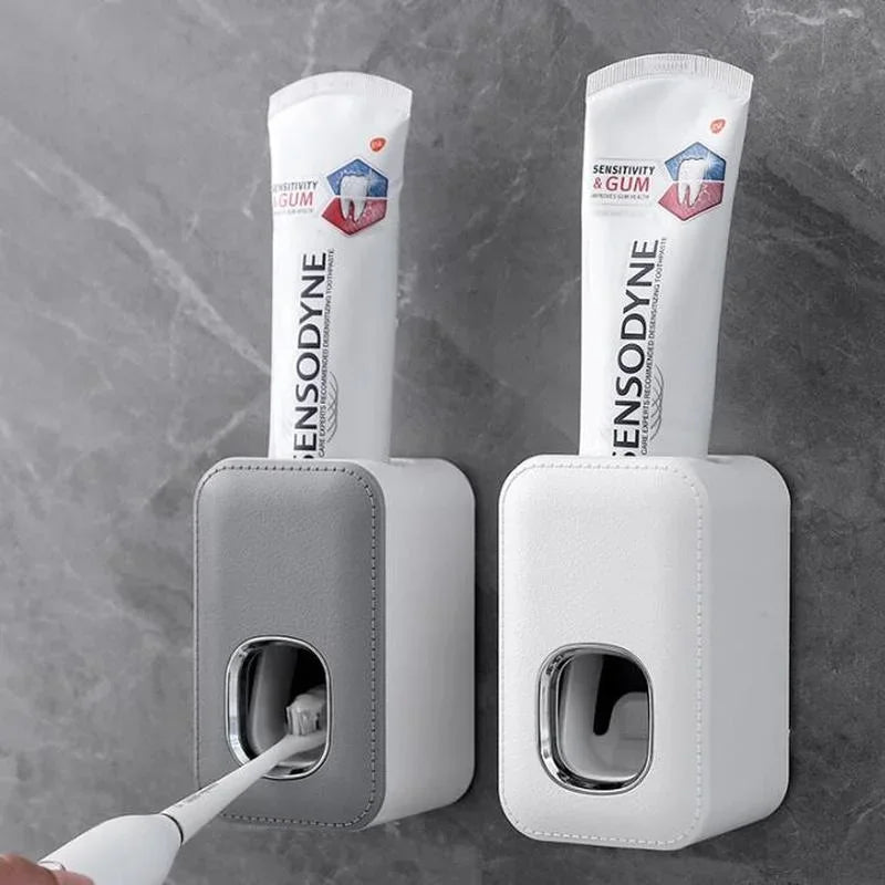 Wall Mounted Automatic Toothpaste Dispenser Squeezer Bathroom Accessories Toothpaste Holder Rack dispensador pasta distributeur