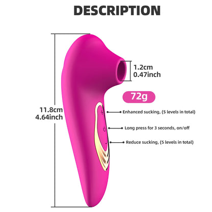 Mini Clitoris Sucker Vibrator Female Powerful Clit Sucking Stimulator Clitoral Vibration Sex Toys For Women Adult Products Shop