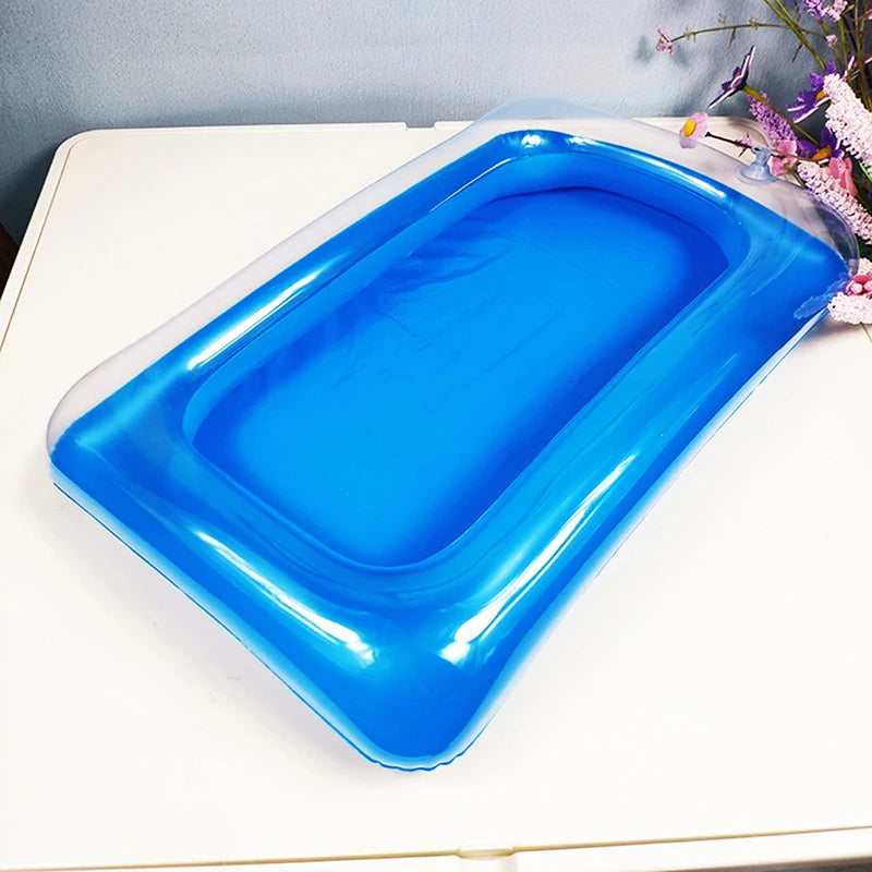 40*26cm PVC Indoor Play Sand Children Toys Inflatable Sand Tray Accessories Kid Party Toy  bulle gonflable transparente geante