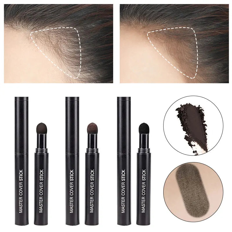 Hairline Concealer Pen Control Hair Root Edge Blackening Instantly Cover Up Hair Natural Hair Eyebrow Concealer Stick Travel