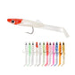 Afishlure Soft Eel White Raglou Fishing Lure Sea Small Game Bait 55mm 0.9g x10 Paddle Tail Mackerel Killing