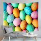 Happy Easter Egg Tapestries Aesthetic Dormitory Wall Hanging Cloth Home Decoration House Bedroom Living Room Background Cloth