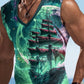 Sailor Suit 3D Ship Print T Shirt Men's Quick Dry Sleeveless Tank Top Oversized Fitness Sports Shirt Men's Design Clothing