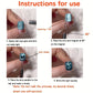 1/2/3/6 Pc Cat Eye Nail Magnet Set with Flexible Iron Wire For Creating Heart & Ingot Shapes On Nails Nail Art Accessories Tools
