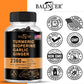 4-in-1 Turmeric Ginger Supplement with Pepperin 2360 Mg with Garlic Curcumin Black Pepper, for Joint, Digestive & Immune Support