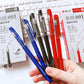 12Pcs stationery items Student Exam Black blue red  0.2mm Fine nib Pen  ballpoint pens Office accessories Stationery Gel Pen