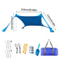 210*160*160cm Lightweight Beach Sunshade Awning Portable Sun Shade Tent Large Family Canopy For Outdoor Camping Fishing