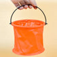 Beach Sand Toy Play Bucket Toy Folding Collapsible Bucket Gardening Tool Outdoor Sand Pool Play Tool Toy Kids Summer Favor