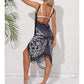 Women Bikini Sexy Butterfly Print Cover Up Swimwear Women Dress Summer Tunic Bath Sarong Wrap Skirt Swimsuit Elegant Beachwear