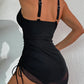 Women Summer Swimwear Bikini Beachwear Monokini Swimdress Bathing Suit Female Sleeveless Swimsuits Ladies Bathing Suit