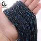 Zhe Ying New 2mm Electroplating AB Crystal Beads Small Loose Faceted Spacer Beads for Jewelry Making DIY Accessories