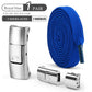 8mm No Tie Shoe Laces Press Lock Shoelaces Without Ties Elastic Laces Sneaker Kids Adult Widened Flat Shoelace for Shoes