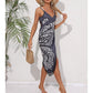 Women Bikini Sexy Butterfly Print Cover Up Swimwear Women Dress Summer Tunic Bath Sarong Wrap Skirt Swimsuit Elegant Beachwear