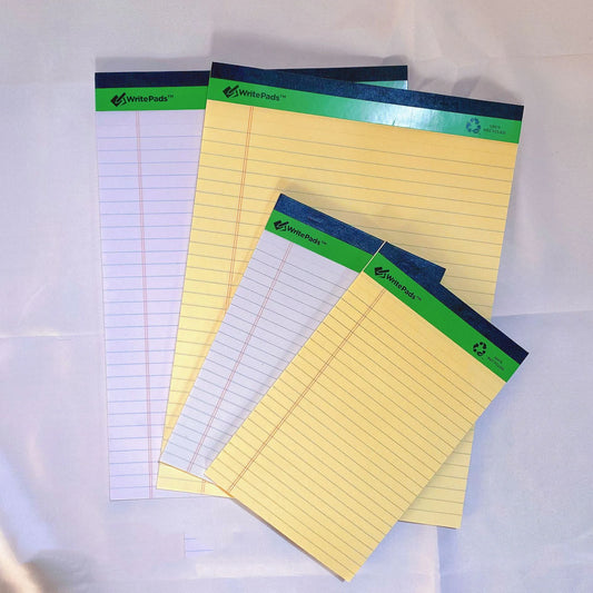 A4 Notepad Tear-Off Notebook 50pages Notepad Daily Schedule Memo Pad To-Do Lined Book White Yellow Paper Student School Supplies