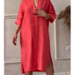 Y2k Long Sleeve Linen Maxi Dress Women Summer2024 Summer Casual Solid Color Party Loose Long Dresses Elegant Vestidos