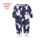 Baby Pajamas Zipper Fleece Newborn Girls Romper Warm Winter Underwear One Piece Overalls Boys Outfits Truck Infants Clothes