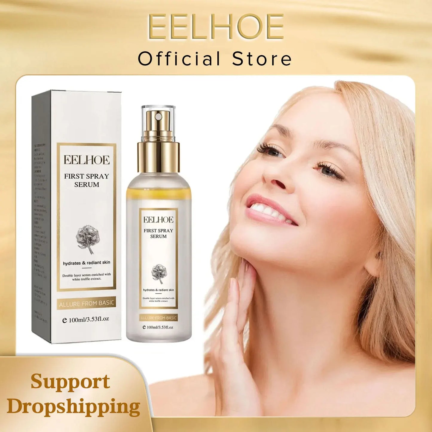 EELHOE Dark Spot Correcting Glow Serum Remove Dark Spots on Skin Whitening Serum Brightening Nourish Moisturizing Spray for Face