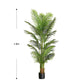 120-200cm Large Artificial Banana Tree Tropical Fake Plants Palm Leafs Monstera Green Plastic Jungle Plant for Home Office Decor