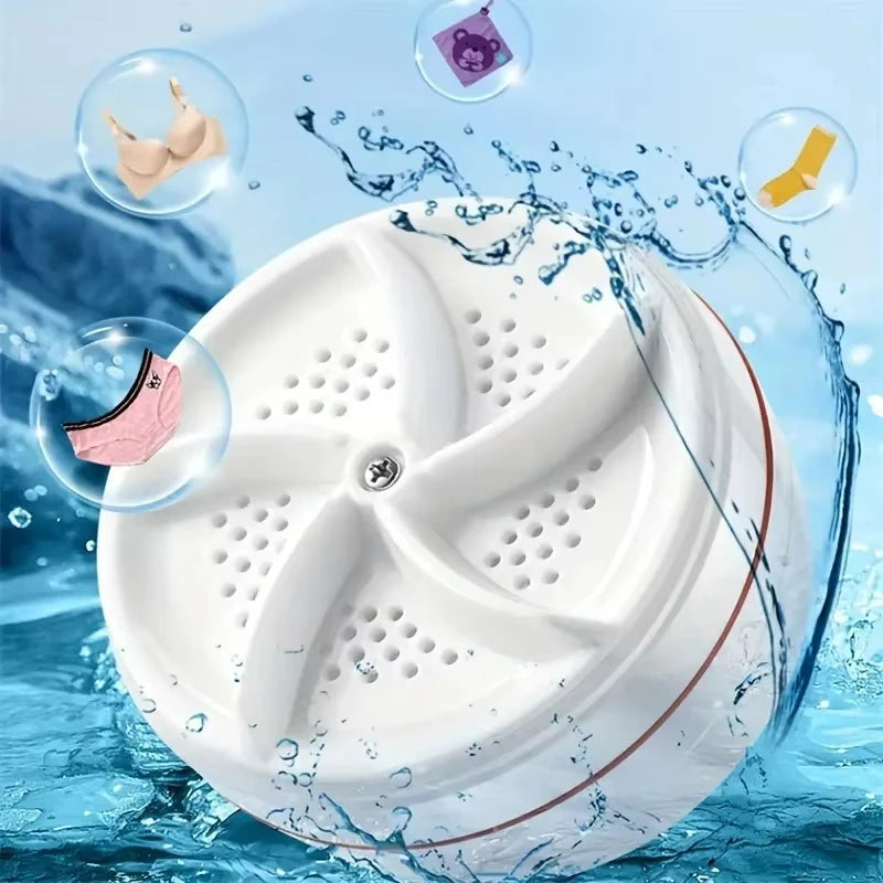 Business Travel Portable Washing Machine Mini Washing Machine Suitable For Socks Underwear Lavender Household Appliances New