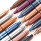 12 Colors Pearly Eyeshadow Stick Waterproof Glitter Matte Nude Eye Shadow Pencil High Pigmented Shimmer Eyeshadow Makeup Tool