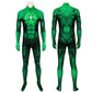 Zentai Hal Halloween Carnival Hero Outfit Green Zentai Lantern Cosplay Costume 3D Printing Superhero Jumpsuit With Eye Mask
