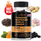 4-in-1 Turmeric Ginger Supplement with Pepperin 2360 Mg with Garlic Curcumin Black Pepper, for Joint, Digestive & Immune Support