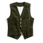 Workwear American Retro Vest for Men Corduroy Vest Camisole Mens Jacket