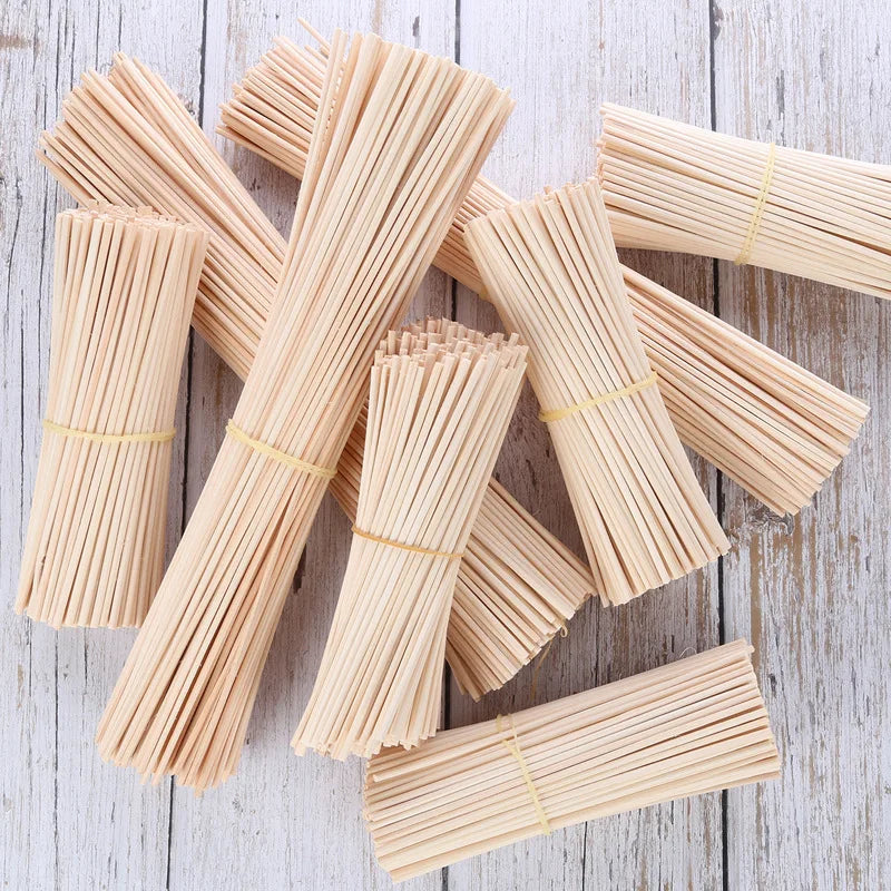 50pcs 10/19/22/24/30/35/40cm Natural Rattan Sticks Reed Diffuser Home Fragrance Reed Sticks Aromatherapy Diffuser Refill Sticks