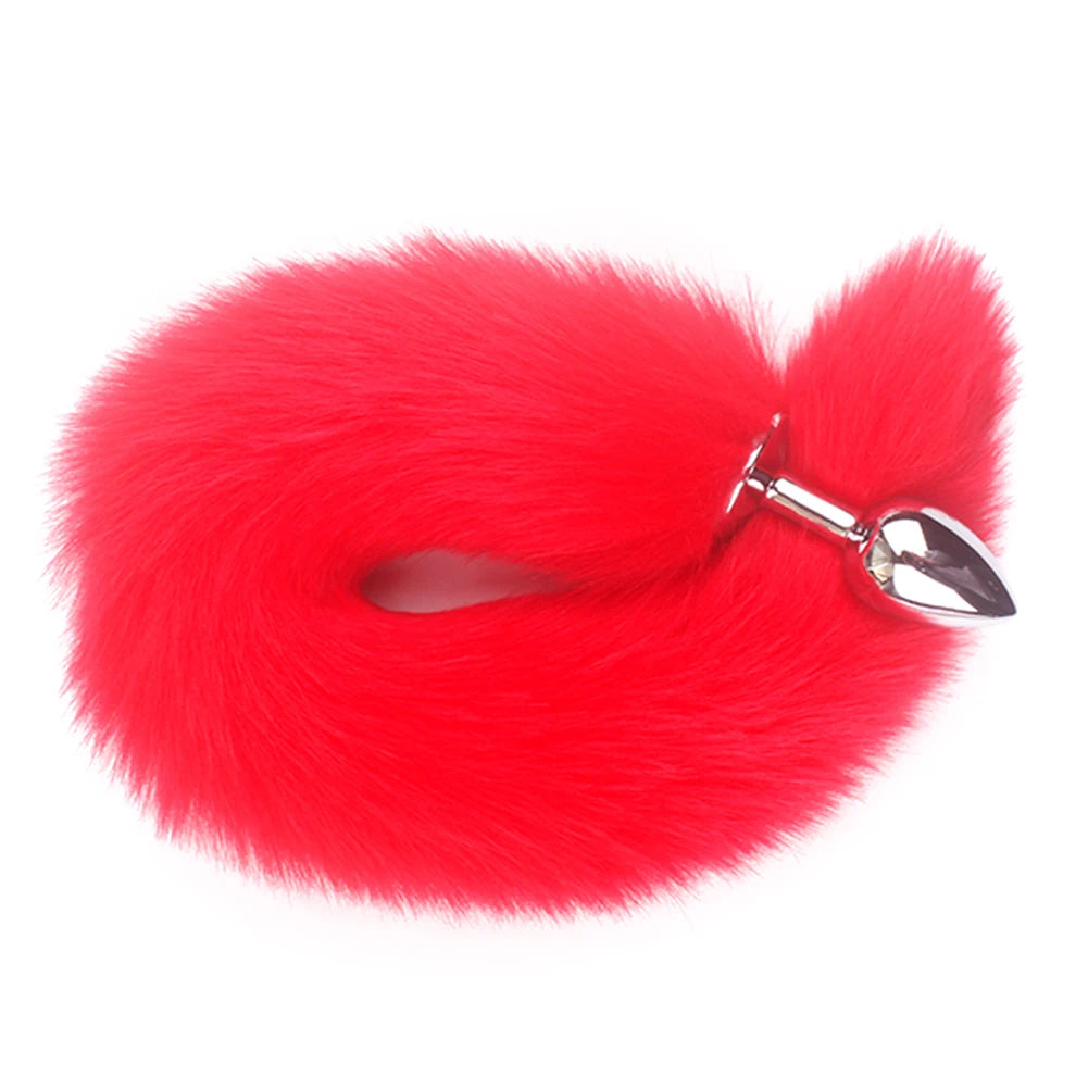 Sexy Fox Tail Butt Plug Metal Anal Plug Anal Toys For Women Cosplay Bdsm Sex Games For Couples Sex Goods Shop toys For Adults 18