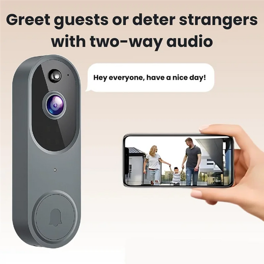 【Hot-Selling!】Smarter Way Toprotect To Protect Your Home, Wireless Safe Doorbell Camera, Wi-Fi Video Doorbell, Safedoorbell US P