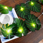 1.5/3M Artificial Turtle Leaves LED String Lights Tropical Palm Leaves Garland Lamp Hawaiian Luau Beach Wedding Party Decoration