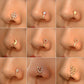 Men Women Nose Ring Clip Fake Septum Piering Rock Hip Hoop Punk Stainless Steel Body Jewelry Non Perforation Nose Clips Ring Z6