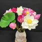 Lotus Artificial Flowers Bouquet Home Decor Realistic Flower Wedding Accessories Decoration Table Mariage Fleurs Artificielles