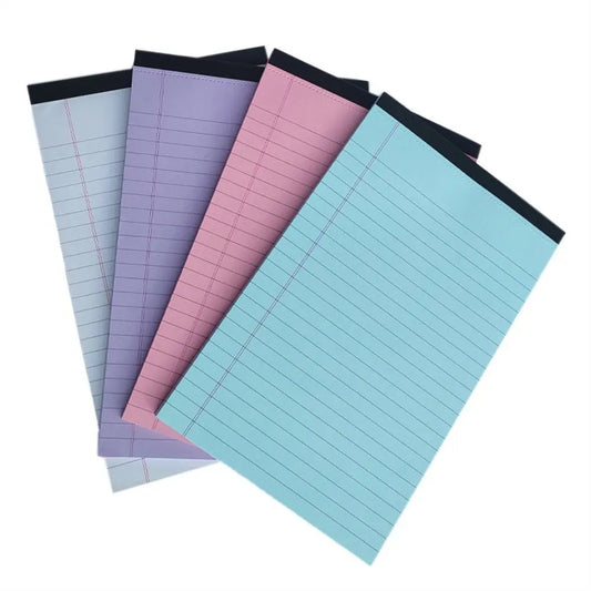 50 Pages Legal Pad Memo Pad Tearable Ink-proof Lined Paper Notepad Thick Writing Sheet Paper Scribbling Book