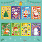 Christmas Stickers for Kids DIY Santa Snowman Christmas Tree Make A Face Stickers Party Game Activities Goodie Bag Filler Gifts