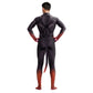 Zawaland Cosplay Halloween Animal Wolf Muscle 3D Printing Petsuit with Tail Furry Costume Zipper Jumpsuit Men Zentai Bodysuit