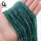 Zhe Ying New 2mm Electroplating AB Crystal Beads Small Loose Faceted Spacer Beads for Jewelry Making DIY Accessories